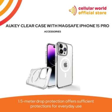 Aukey Clear Case with Magsafe iPhone 15 Pro