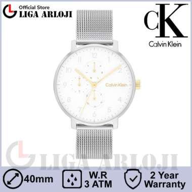 CALVIN KLEIN 25200405 Jam Tangan Wanita Analog Stainless Steel Original CK