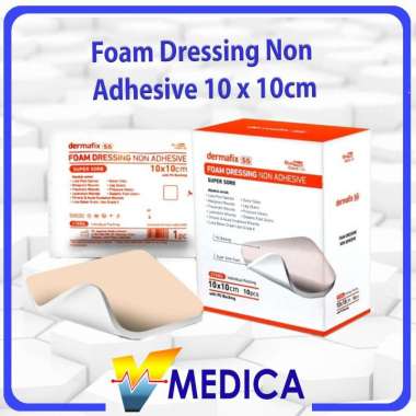 Dermafix SS Foam Dressing Non Adhesive 10x10cm OneMed