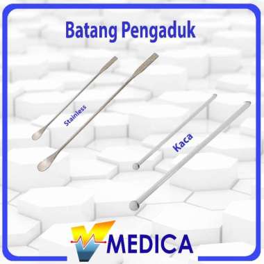 Batang pengaduk Kaca / Batang Pengaduk Stainless / Spatula Kaca panjang,BUBBLE