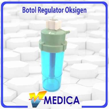 Botol Regulator Oksigen / Botol Air Humidifier / Botol Pernafasan HIJAU PUTERAN PUTIH,BUBBLE