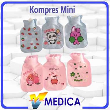 Kantong Kompres Air Panas / Kantong Kompres Mini / Kompres Demam Dan Nyeri MOTIF KARTUN