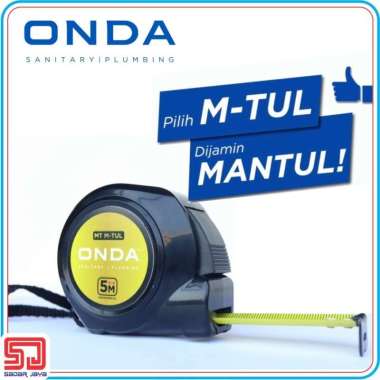Meteran ONDA MT M-TUL 5 Meter Measuring Tape Alat Ukur