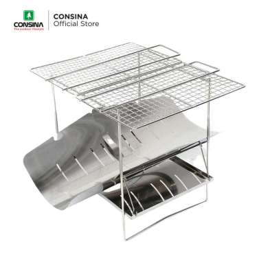 Consina BBQ Grill 03 Alat Panggang Lipat Portable | Pemanggang Outdoor Camping Campervan Kemah