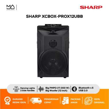 Speaker Sharp Aactive CBOX-PRO12UBB / BIG WOOFER 12" / Bluetooth - Garansi Resmi