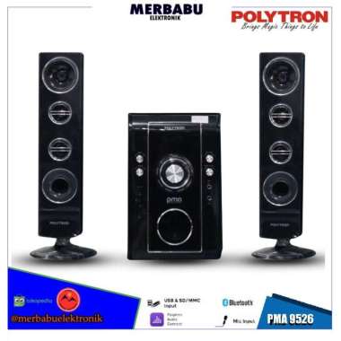 Polytron Active Speaker PMA-9526/PMA9526 RADIO + KAROKE