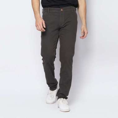 2nd RED Celana Panjang Pria Katun Chinos Slim Fit Cheers Mate Abu Tua 112502 30