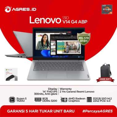 Lenovo V14 G4 ABP | Ryzen 5 7430 8GB 512GB W11+OHS