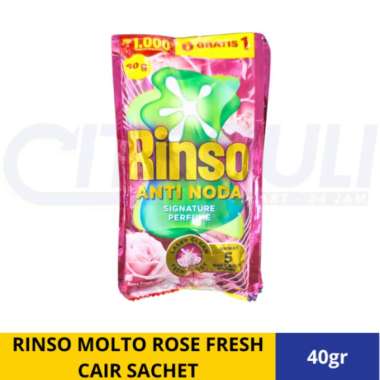 RINSO MOLTO ROSE FRESH CAIR SACHET 40gr