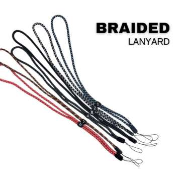 Handphone Strap Tali Gantungan HP Adjustable Braided LANYARD NO. 1