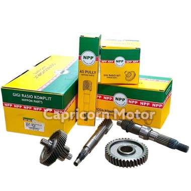 GIGI RASIO ASSY GARDAN SET MIO M3 SOUL GT 125 GEARBOX SUSUN NPP