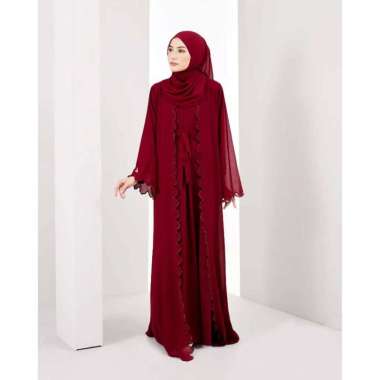 GYORA ABAYA SYARI GAMIS HAJI UMROH HITAM PUTIH TURKEY DRESS ABAYA BASIC ARABIAN BORDIR BUSUI FRIENDL