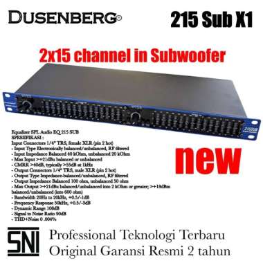 Equaliser Audio Dusenberg 215 Sub x1 Original Graphic EQ resmi Garansi 2 tahun