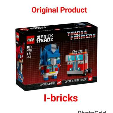 Lego Brickheadz 40803 Optimus Prime Robot & Vehicle