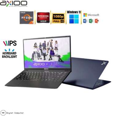 AXIOO Hype X7-2 Amd Ryzen 7 5825U RAM16 SSD1TB 14'' Ips Radeon Grapchic Windows 11 Pro DOS/256GB RAM