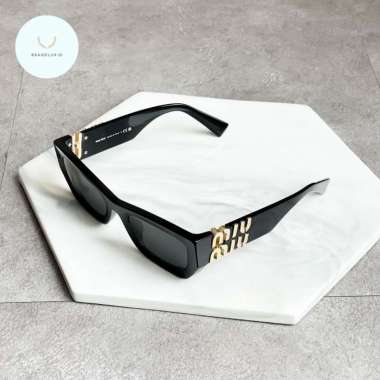 Miu Miu Glimpse Cateye Sunglasses Black