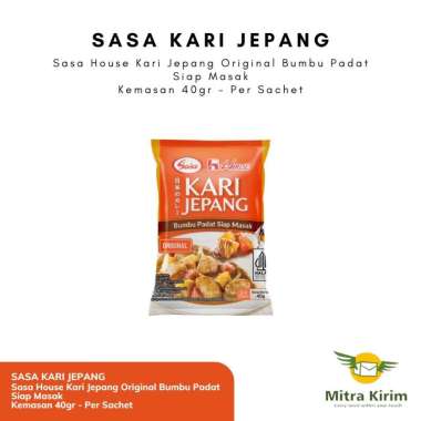 Sasa House Bumbu Kari Jepang 40gr per pcs