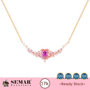 Kalung Emas Orola Love Heart Necklace Collection Gold 17K Semar Nusantara
