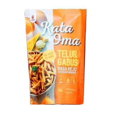 Kata Oma Telur Gabus Rasa Gula Aren / Keju / Balado Padang / Telur Asin 50 gram keju