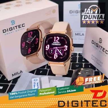 DIGITEC ORIGINAL SMARTWATCH WANITA DIGITEC MILA AMOLED CREAM MILA JAM TANGAN DIGITAL WANITA JAM DIGI