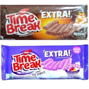 Nabati time break wafer coklat kelapa / richoco coklat 64 gram coklat kelapa