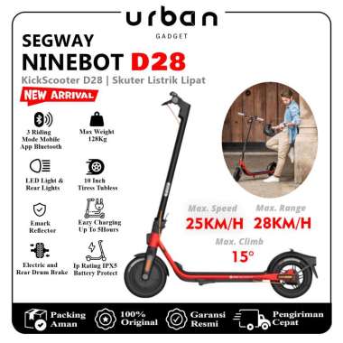 Segway Ninebot D28 Kickscooter | Skuter Listrik Lipat Scooter - Resmi