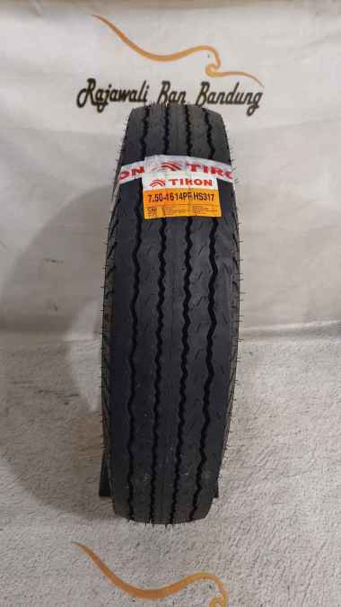 Ban Truk Double Radial Kawat ring 16 750R16 (750-16) TIRON TIRE LM 14PR HS317 Full Set Kembang Halus