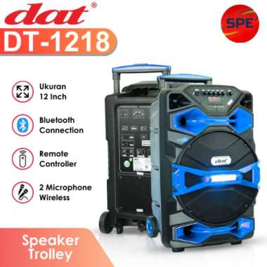SPEAKER TROLLEY DAT UKURAN 12 INCH DT1218 GARANSI RESMI (MEDAN)