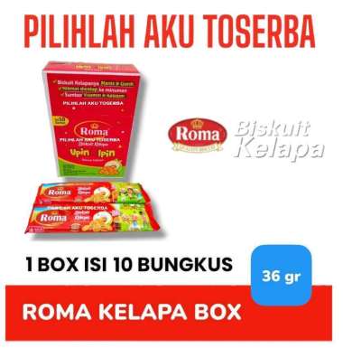 Biskuit Roma Kelapa Renceng - ( HARGA 1 RENCENG )