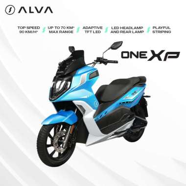 [SUBSIDI 7 JUTA] ALVA One XP Sepeda Motor Listrik Indie Red Jawa Timur