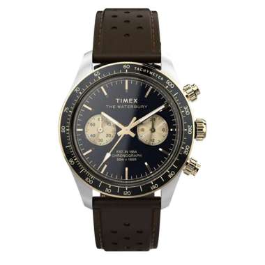 JAM TANGAN UNISEX TIMEX ORIGINAL WATERBURY HERITAGE CHRONOGRAPH TIMEX TW2Y24100 TIMEX TW2Y 24100 JAM