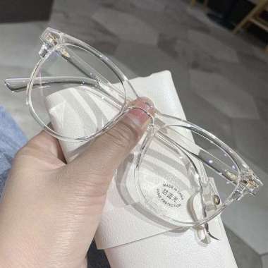 FG Kacamata Transparan Anti Radiasi Wanita Kacamata Korea Fashion Retro Bentuk Kotak Eyeglasses K72