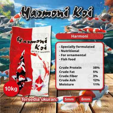 Pakan Ikan Koi / Pelet HIROYUKI HARMONI KOI 10 Kg - Harmoni 5mm