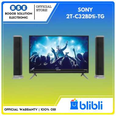 Sharp Speaker Tower 32 Inch 2T C32BD1i HD Digital TV Sharp 32" LED TV