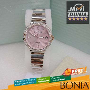 JAM WANITA BONIA ELEGANCE SAPPHIRE ORIGINAL JAM ANALOG BONIA BNB10854-2677S BNB10854 2677S BNB 10854