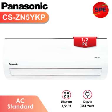 AC 1/2 PK STANDARD PANASONIC CS-ZN5YKP GARANSI RESMI (MEDAN)