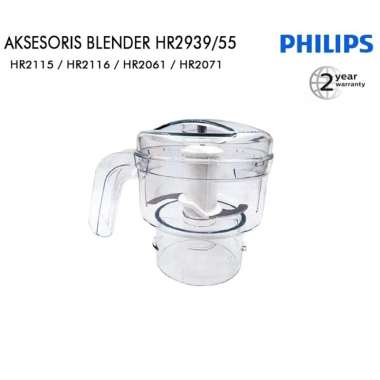 Philips HR2939 Chopper Penggiling Daging Meat Grinder Untuk Blender HR2115 / HR2116 / HR2061 / HR207