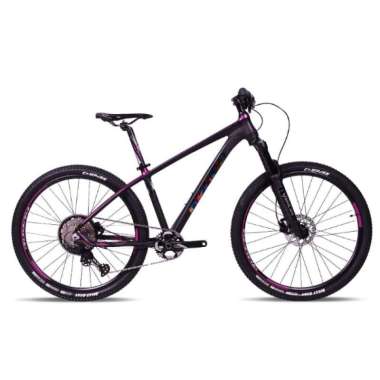 Avand Reigate Sepeda MTB 27.5 Inci Deore 12 Speed Hitam Violet
