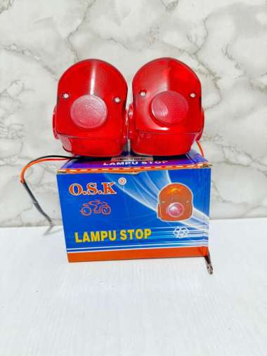 Lampu Stop OSK C70 Stoplamp c70 Universal Lampu Rem Belakang C70 Lampu Mata Kucing C70 PNP 1pcs