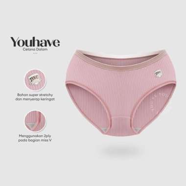 YouHave ( You’ve ) Celana Dalam Midi CD Wanita Women Woman Celana dalam Panty Wanita CD Wanita Under