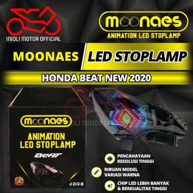 LAMPU REM BELAKANG STOPLAMP STOP LAMP MOONAES BEAT NEW 2020 BEAT DELUXE NEW BEAT STREET LED 2020 K1A