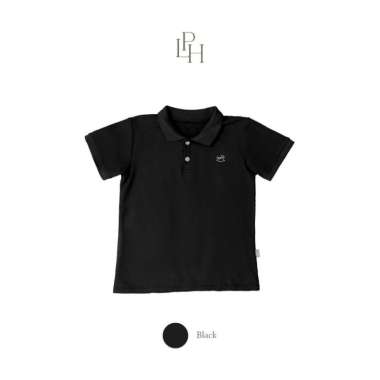 Little Palmerhaus Basic Polo 11.0 Kaos Polo Anak 3 tahun Black