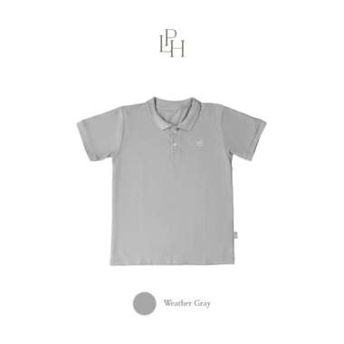 Little Palmerhaus Basic Polo 11.0 Kaos Polo Anak 3 tahun Weather Grey