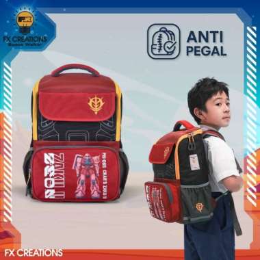 Ransel Sekolah Anak Anti Pegal MS-06S CHAR’S School Backpack FX Creations SNA242015AGS-89