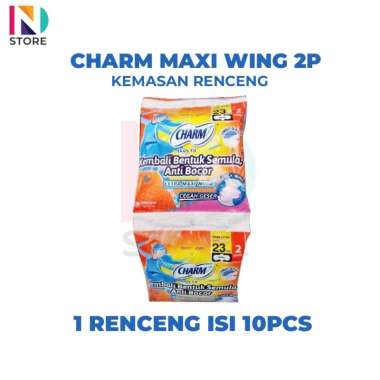 Charm Extra Maxi Wings Isi 7/10/28 Pads (1 Pcs/Pack) CHARM WING RNCENG 2W