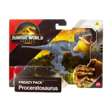 Jurassic World Rebirth Frenzy Pack Proceratosaurus Dinosaur Figure, Authentic Toy, Digital Play JCL5