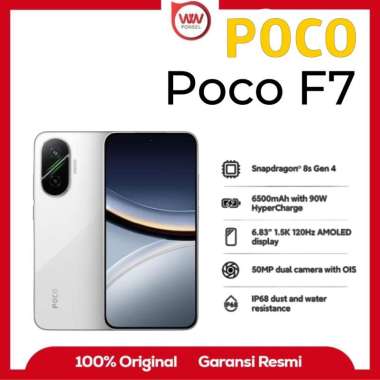 Hp Poco F7 5G Ram 12GB Internal 512GB Garansi Resmi White