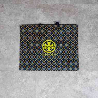 tas PAPER BAG TORY BURCH NAVY 100% ORIGINAL Size M
