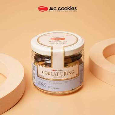 Kue Cokelat Ujung Kue Kering JNC Cookies Kue Lebaran Toples Jar Kaca