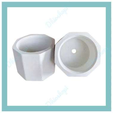 dhio-(1Pot) Pot Semen Gypsum Mini – Pot Kaktus Sukulen / Pot Tanaman Hias Mini / Souvenir Unik